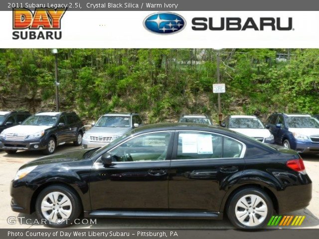 2011 Subaru Legacy 2.5i in Crystal Black Silica