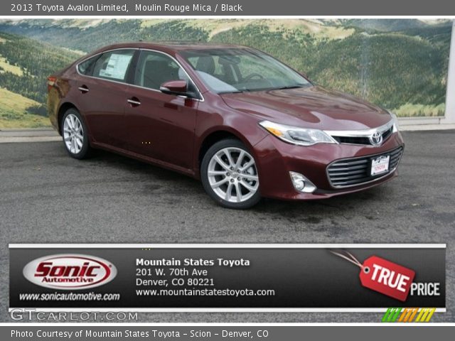 2013 Toyota Avalon Limited in Moulin Rouge Mica
