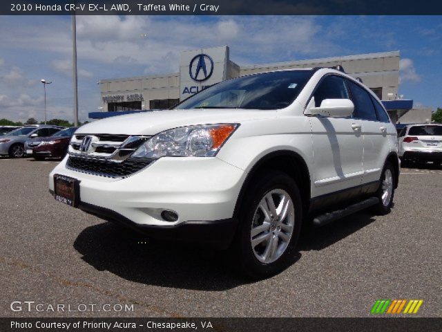 2010 Honda CR-V EX-L AWD in Taffeta White