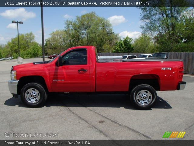 2011 Chevrolet Silverado 2500HD Regular Cab 4x4 in Victory Red