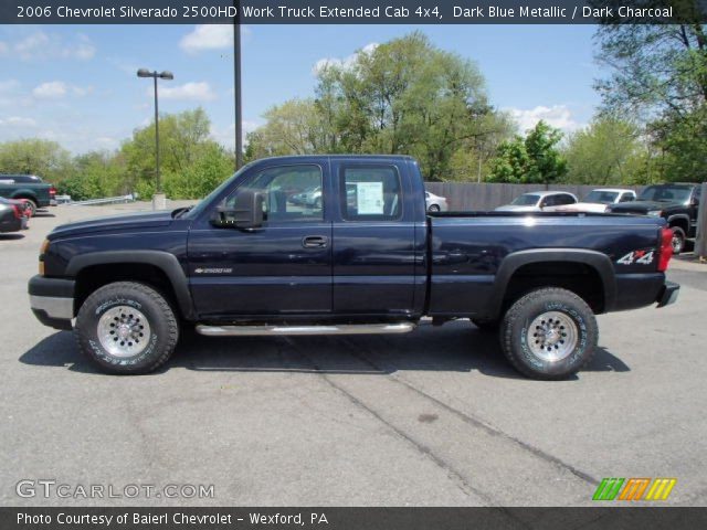 2006 Chevrolet Silverado 2500HD Work Truck Extended Cab 4x4 in Dark Blue Metallic