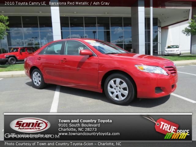 2010 Toyota Camry LE in Barcelona Red Metallic