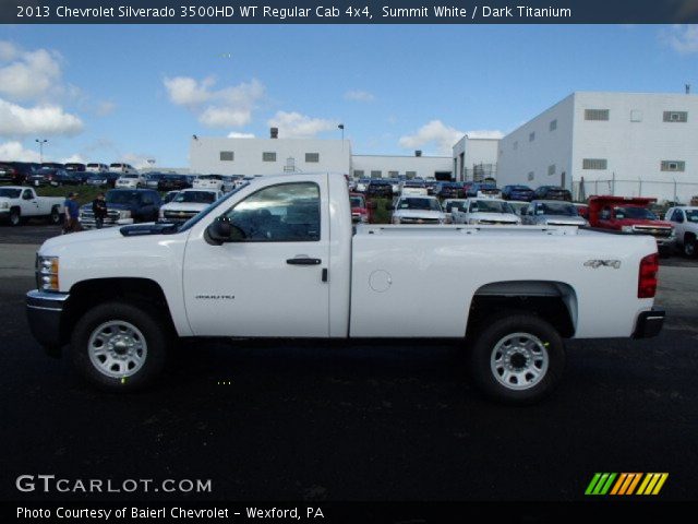 2013 Chevrolet Silverado 3500HD WT Regular Cab 4x4 in Summit White