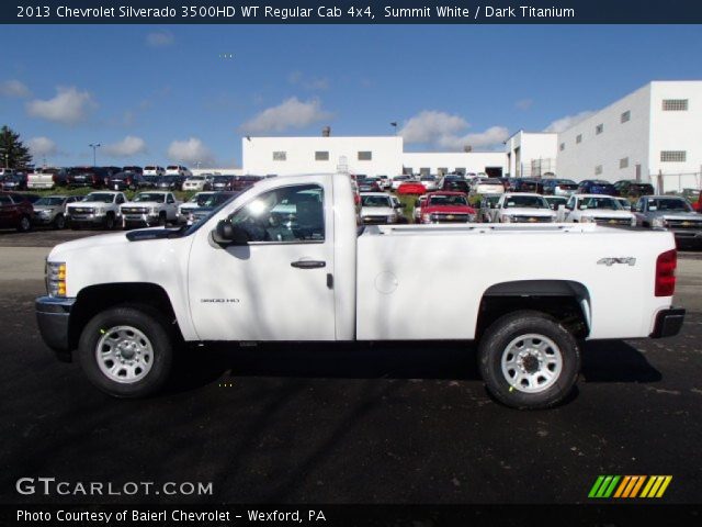 2013 Chevrolet Silverado 3500HD WT Regular Cab 4x4 in Summit White