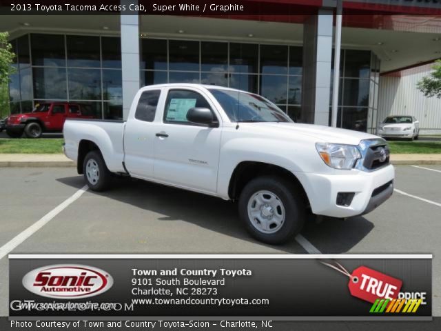 2013 Toyota Tacoma Access Cab in Super White