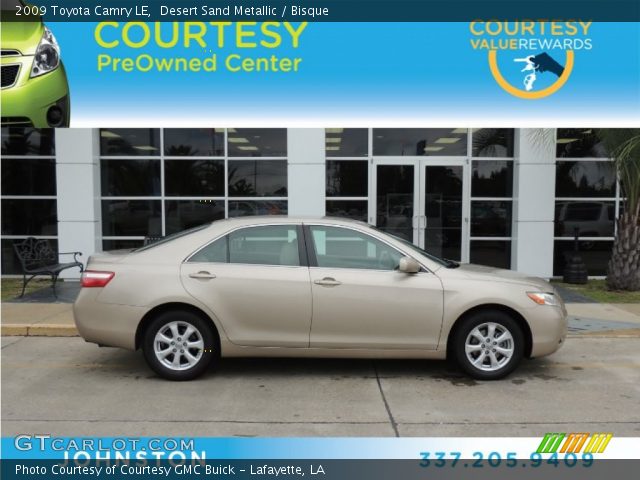2009 Toyota Camry LE in Desert Sand Metallic