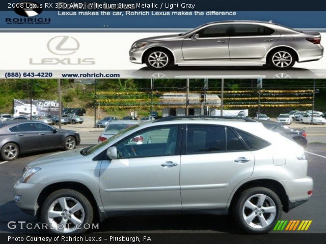 2008 Lexus RX 350 AWD in Millenium Silver Metallic
