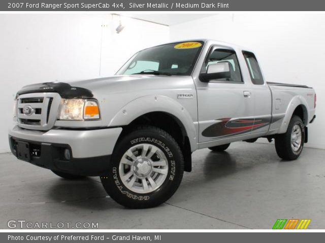 2007 Ford Ranger Sport SuperCab 4x4 in Silver Metallic