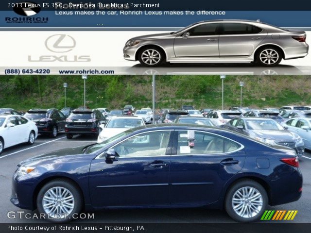 2013 Lexus ES 350 in Deep Sea Blue Mica