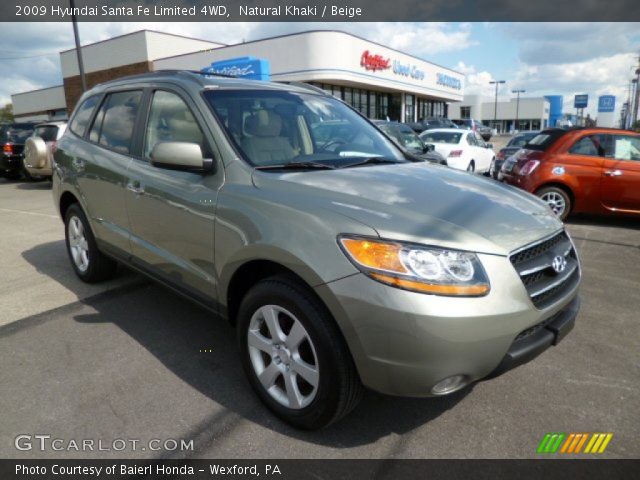 2009 Hyundai Santa Fe Limited 4WD in Natural Khaki