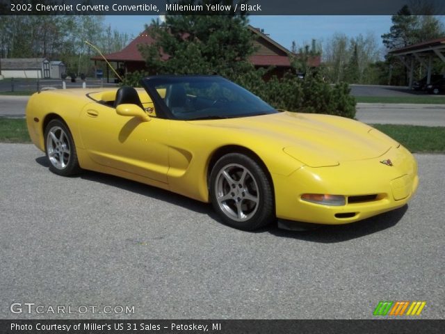 2002 Chevrolet Corvette Convertible in Millenium Yellow