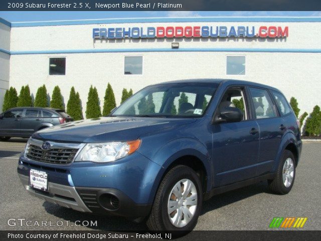 2009 Subaru Forester 2.5 X in Newport Blue Pearl