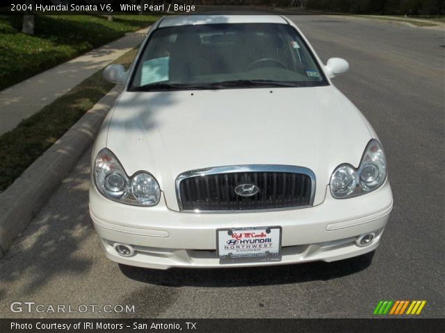 2004 Hyundai Sonata V6 in White Pearl