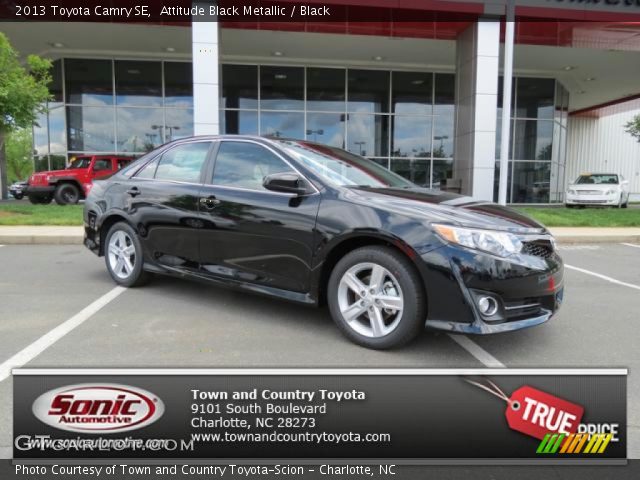 2013 Toyota Camry SE in Attitude Black Metallic