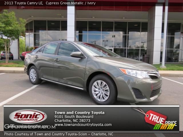 2013 Toyota Camry LE in Cypress Green Metallic