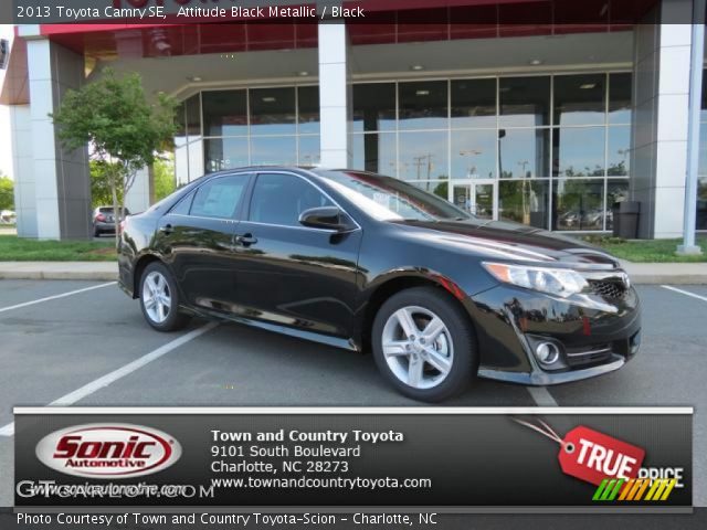 2013 Toyota Camry SE in Attitude Black Metallic