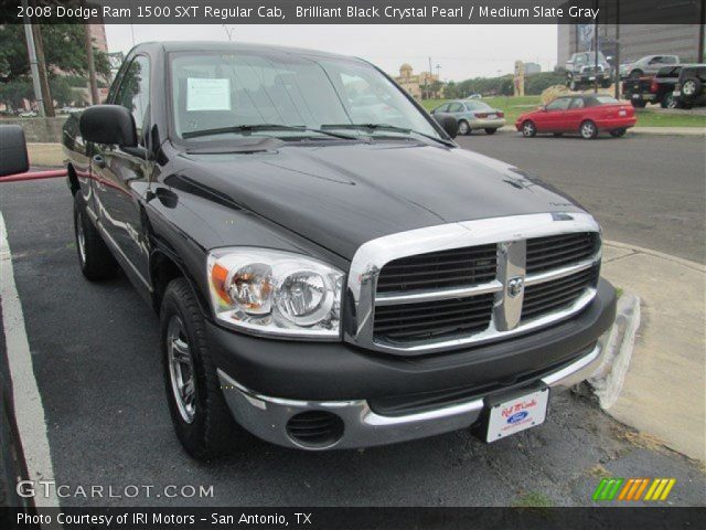 2008 Dodge Ram 1500 SXT Regular Cab in Brilliant Black Crystal Pearl