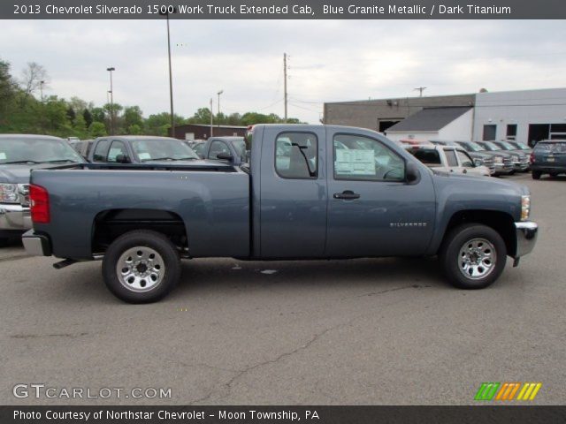 2013 Chevrolet Silverado 1500 Work Truck Extended Cab in Blue Granite Metallic