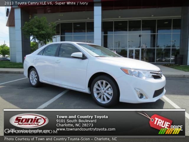 2013 Toyota Camry XLE V6 in Super White