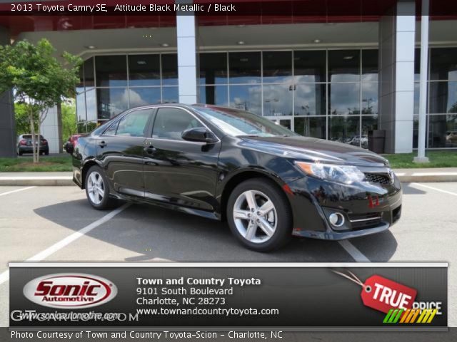 2013 Toyota Camry SE in Attitude Black Metallic