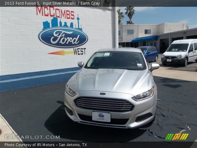 2013 Ford Fusion S in Ingot Silver Metallic