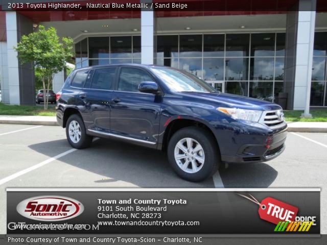 2013 Toyota Highlander  in Nautical Blue Metallic