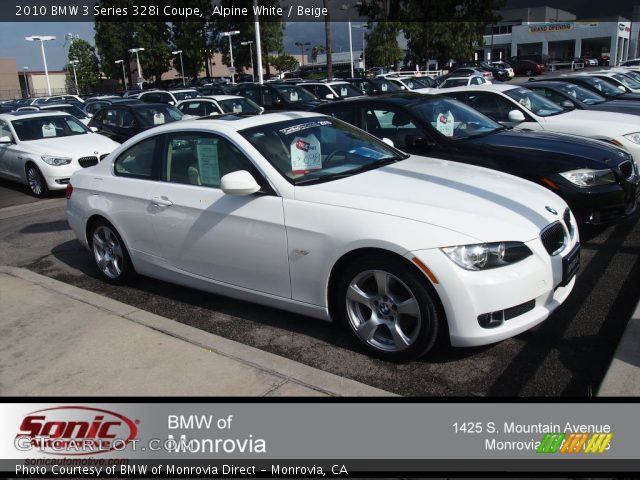 2010 BMW 3 Series 328i Coupe in Alpine White