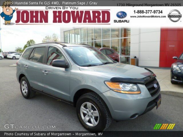 2009 Hyundai Santa Fe GLS 4WD in Platinum Sage