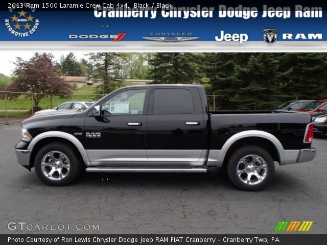 2013 Ram 1500 Laramie Crew Cab 4x4 in Black