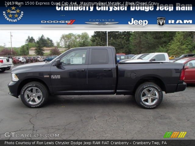 2013 Ram 1500 Express Quad Cab 4x4 in Maximum Steel Metallic