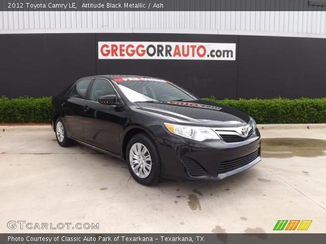 2012 Toyota Camry LE in Attitude Black Metallic