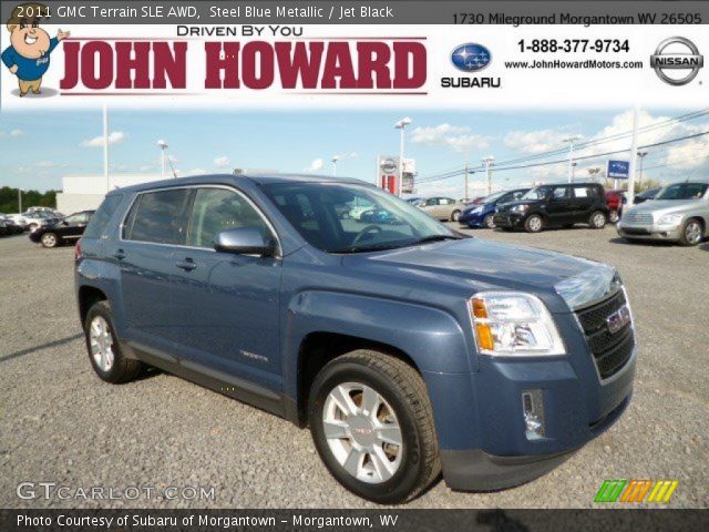2011 GMC Terrain SLE AWD in Steel Blue Metallic