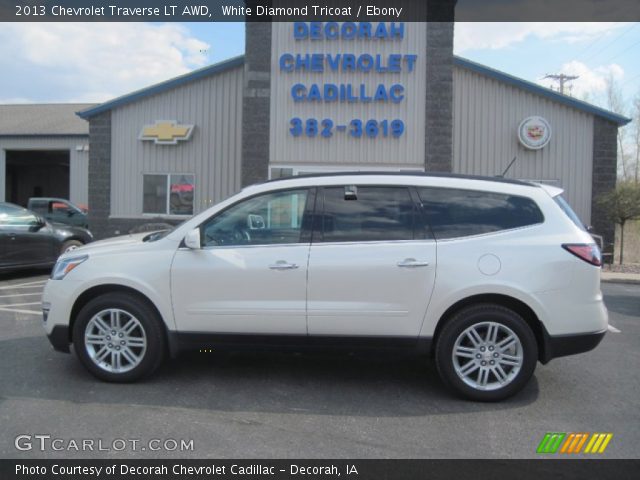 2013 Chevrolet Traverse LT AWD in White Diamond Tricoat