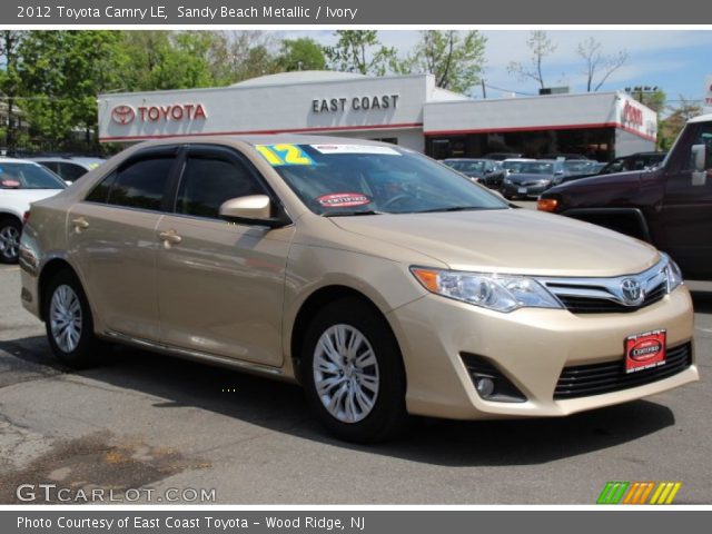 2012 Toyota Camry LE in Sandy Beach Metallic