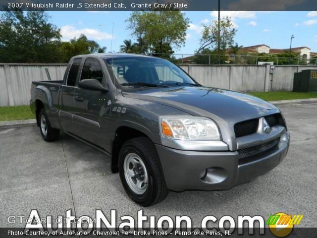 2007 Mitsubishi Raider LS Extended Cab in Granite Gray