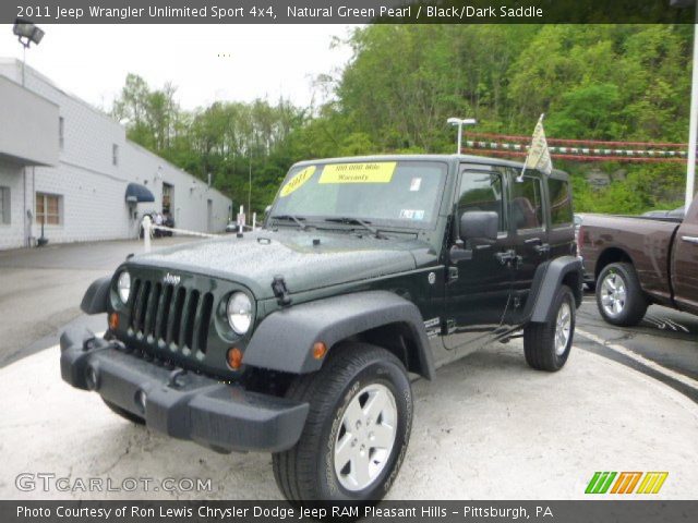 2011 Jeep Wrangler Unlimited Sport 4x4 in Natural Green Pearl