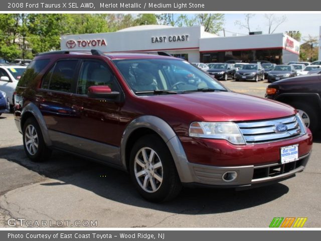 2008 Ford Taurus X SEL AWD in Merlot Metallic