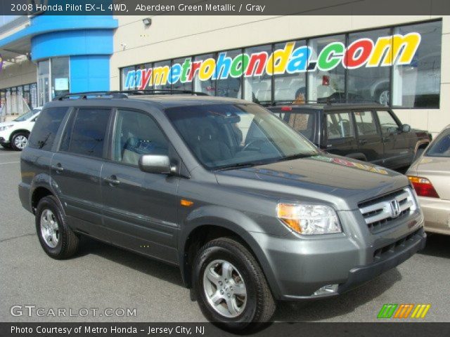 2008 Honda Pilot EX-L 4WD in Aberdeen Green Metallic