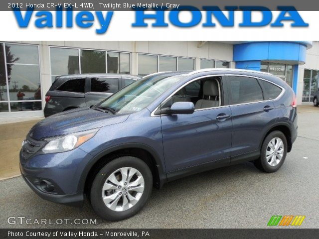 2012 Honda CR-V EX-L 4WD in Twilight Blue Metallic