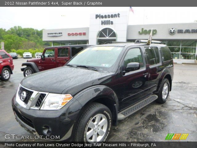 2012 Nissan Pathfinder S 4x4 in Super Black