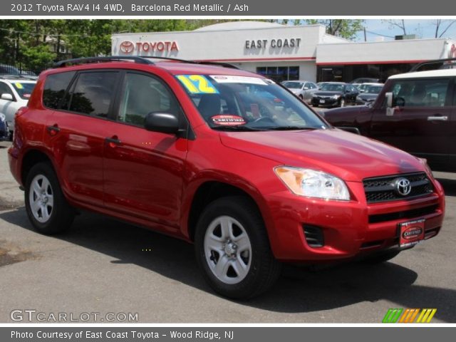 2012 Toyota RAV4 I4 4WD in Barcelona Red Metallic