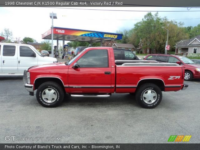 1998 Chevrolet C/K K1500 Regular Cab 4x4 in Victory Red