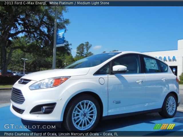 2013 Ford C-Max Energi in White Platinum