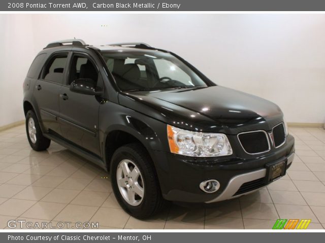 2008 Pontiac Torrent AWD in Carbon Black Metallic