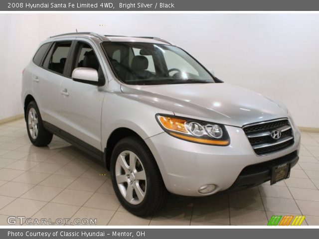 2008 Hyundai Santa Fe Limited 4WD in Bright Silver