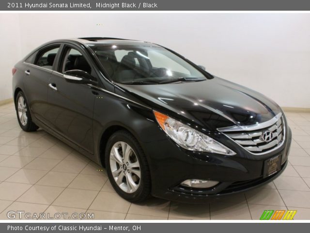 2011 Hyundai Sonata Limited in Midnight Black