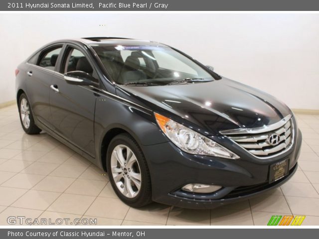 2011 Hyundai Sonata Limited in Pacific Blue Pearl