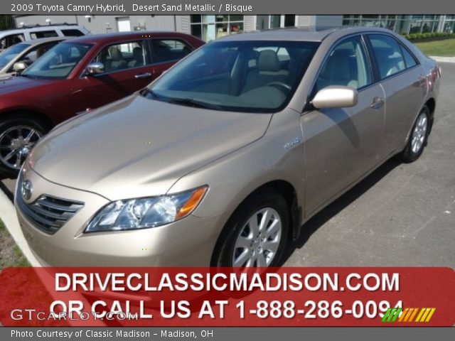 2009 Toyota Camry Hybrid in Desert Sand Metallic