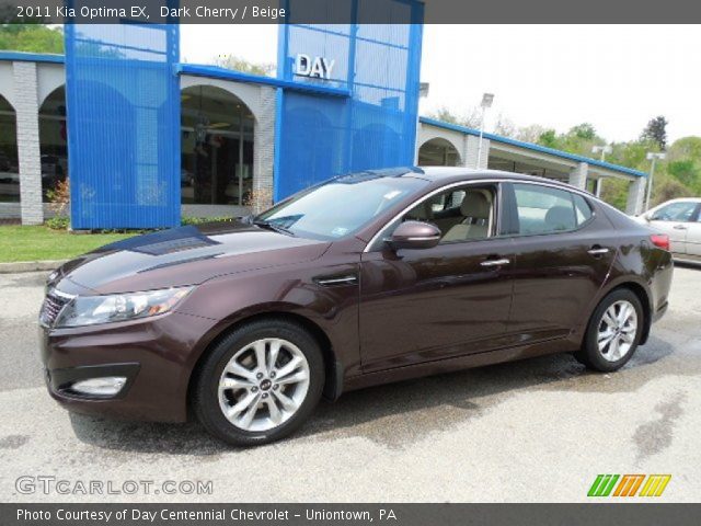 2011 Kia Optima EX in Dark Cherry