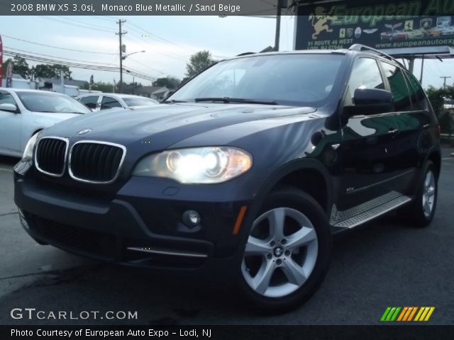 2008 BMW X5 3.0si in Monaco Blue Metallic